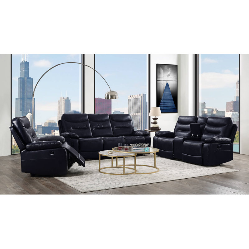 Aashi 3 - Piece Living Room Set