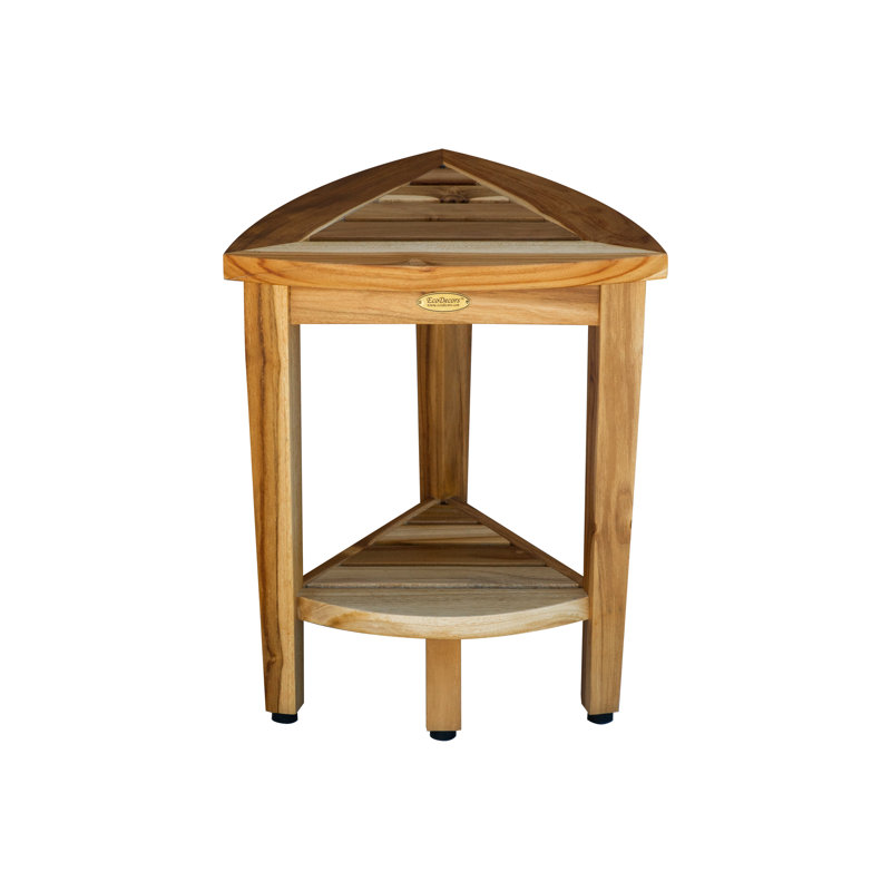 EarthyTeak™ 16'' W Teak Shower Bench