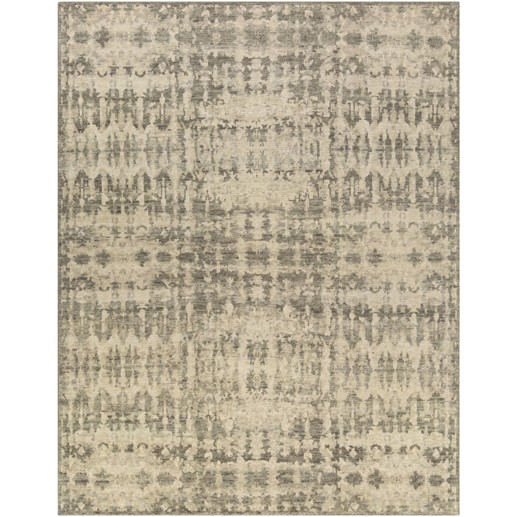 Wool Abstract Area Rug