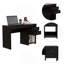 Bureau d'écriture, deux tiroirs, une armoire