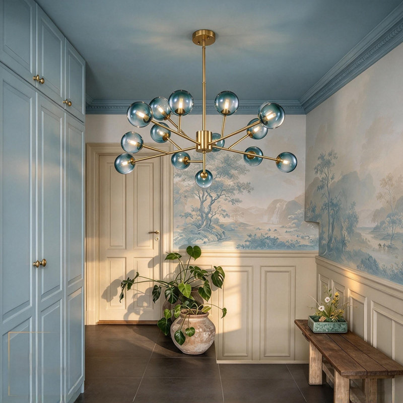 15 - Light Iron Chandelier