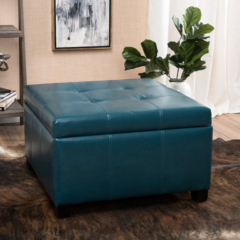 Rangement en polyuréthane 30 po x l 19 po, bleu sarcelle