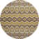 Premium Machine Washable Prisco Gold Rug