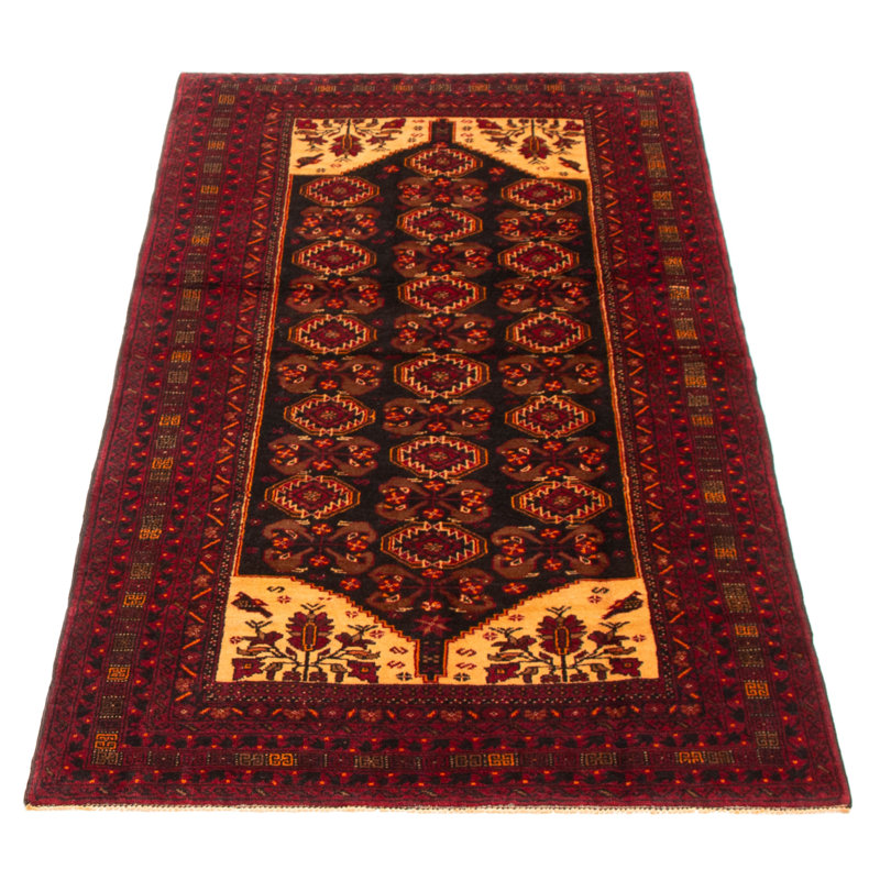 Teimani Black Rug 3'6" x 6'7"
