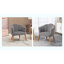 Fauteuil en polyester de 28,3 po Hereld-734610524-734610526