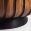 Italian style simple wooden round table