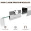 Porte de baignoire coulissante double en verre trempé transparent l 56 à 60 po x H 58 po H-122516591