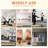 Oversized Home Gym Mirror for Wall, Frameless Rectangle Full Length Wall Mirror-2121673528