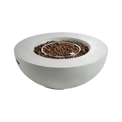 Round Concrete Propane Fire Pit