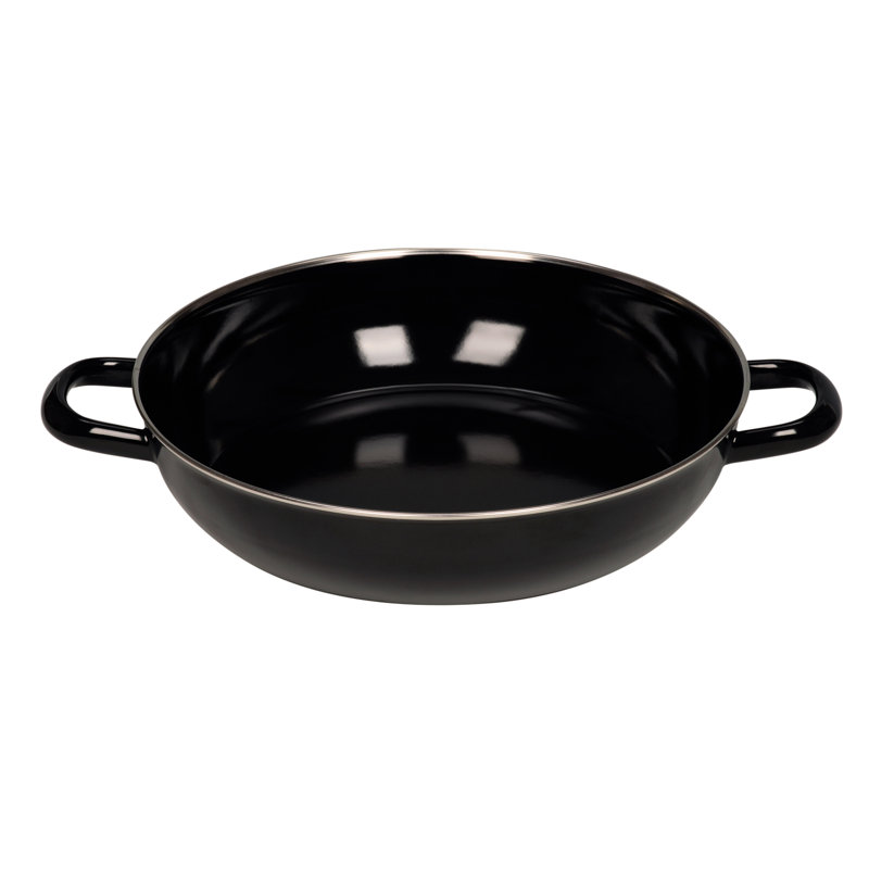 Riess Kelomat Enamelled Saute Pan, 28 cm diameter