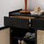 Armoire de rangement pour chaussures en bois massif-98407235