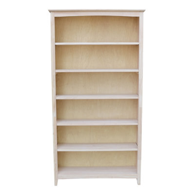  Bibliothèque en bois massif Derren