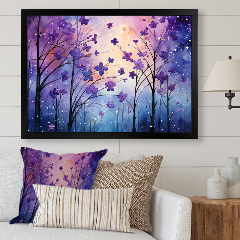 «Sureal Enchantment» sur impression sur toile, Cadre simple noir, H 30 po x l 40 po x P 1,5 po