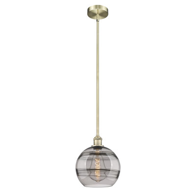 Edison Bienes 1 Light 6" Stem Hung Mini Pendant-616-G556