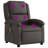 Recliner Chair, Adjustable Backrest/ Footrest, Real Leather-1996818316-1996818304