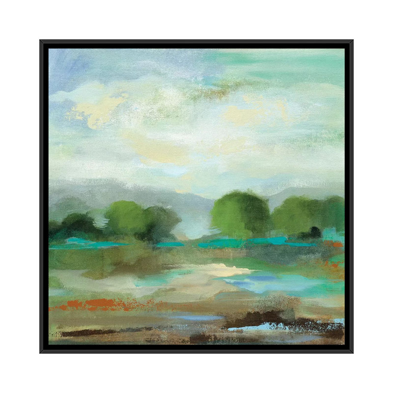 « inattended clouds i » par silvia vassileva,, impression sur toile tendue, H 18 po x l 18 po x P 1,5 po, Pas de tapis