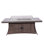 6-Seat Rectangular Fire Pit Table