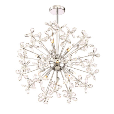 Angie 12 - Light Dimmable Sputnik Chandelier