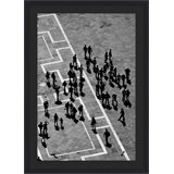 Plaza Shadows 1 Framed Photographic Print