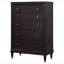 Commode 5 tiroirs Brun Niguel