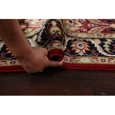 Tapis Aubusson à teinture végétale noué à la main 4 x 6