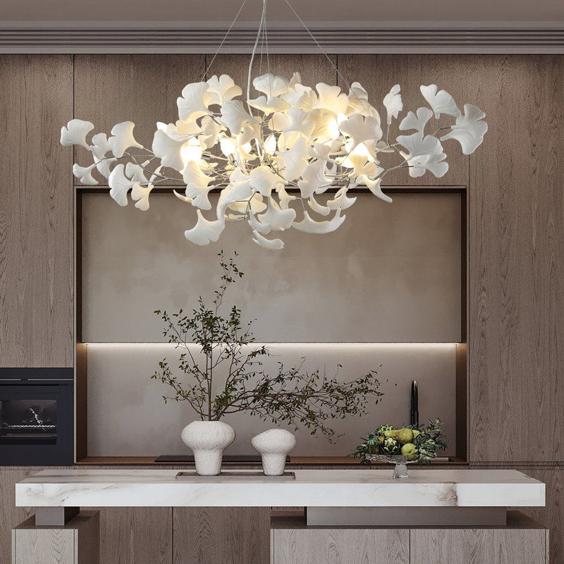 10 - Light Chandelier, Silver
