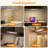 12 Inch Under Cabinet Light,RGB rechargeble rotable wireless light with  Remote Control
