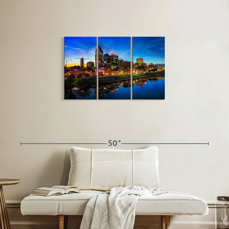 Paysage urbain Sirci Nashville, H 20 po x l 33 po