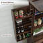 Garde-manger Aaleah 72'' avec 8 tablettes suspendues, meuble de cuisine autoportant avec étagères réglables, portes magnétiques et conception anti-basculement-358702181