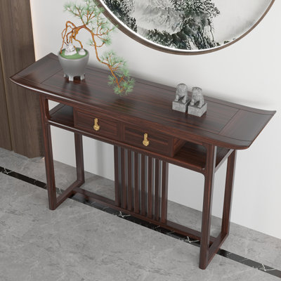 Console en bois de wengé moderne chinois