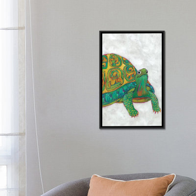 «Turtle Friends I» par Chariklia Zarris - Giclée sur toile tendue avec châssis