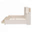 Lit de jour en bois avec 3 tiroirs de rangement, tablette souple et ensemble de prises et ports USB pour un confort moderne-1170611108