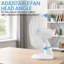 16" Desk Fan with Oscillation, 3 Speeds