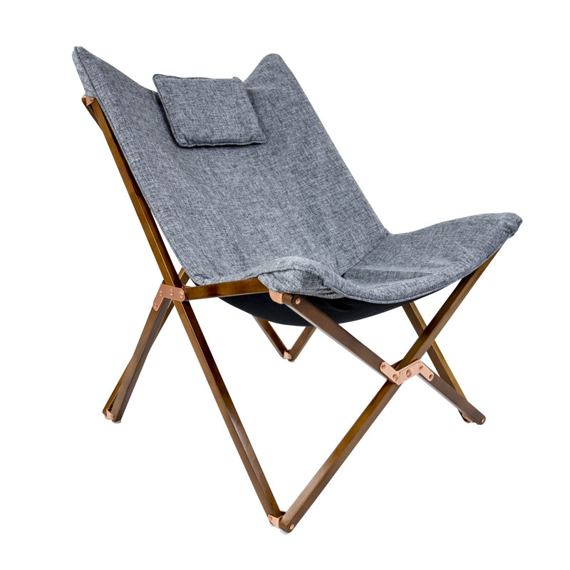 Sipple Folding Camping Chair with Cushion