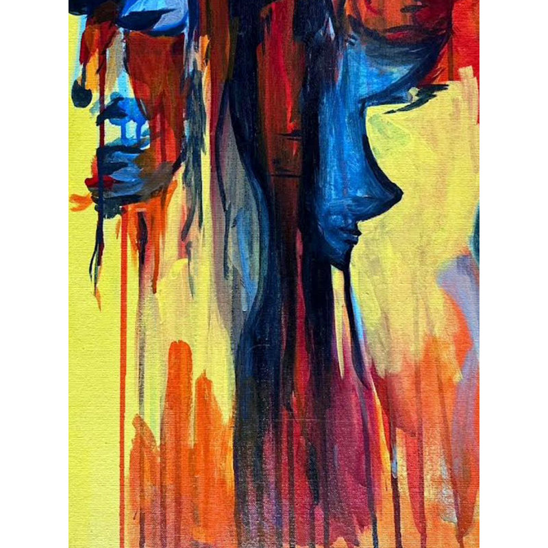 Dripping Emotions | Acrylic Nails Mix Media | By Sambedna