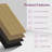 2 PCS 108'' x 11'' Slat Solid Wood Wall Paneling for Interior Wall and Ceiling Decoration, Acoustic Wood Panels (16.5 Sq. Ft./Case)-121782653-121782657