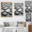 Panneaux de puissance noirs abstraits I - Art mural-1555539087-1588927782