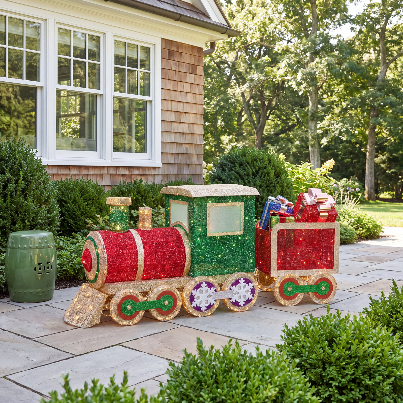 Pre-Lit Outdoor Display
