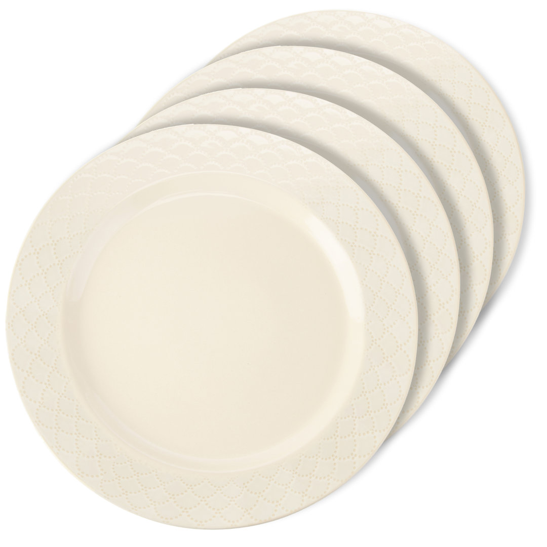 Eyvin 11'' Stoneware Dinner Plate (Set of 4) Ebern Designs