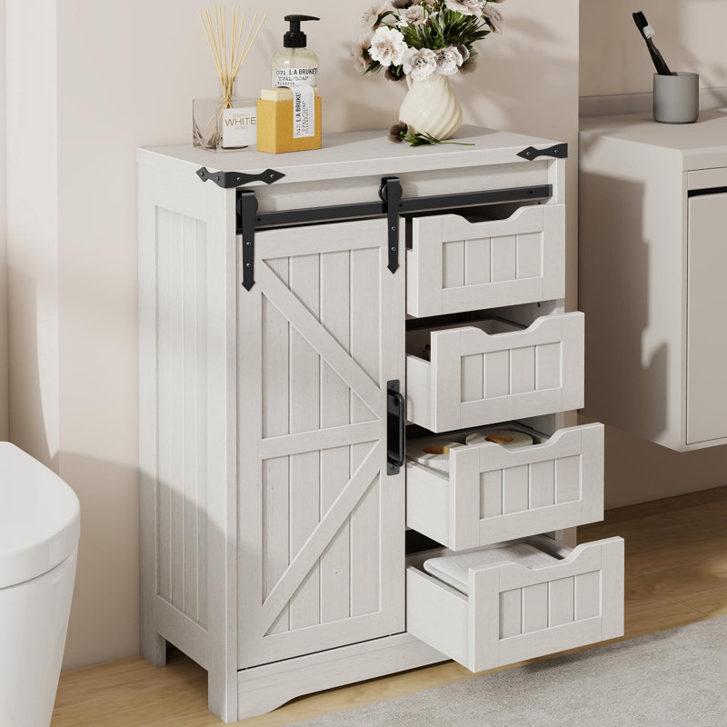Janiya 32.68'' Kitchen Pantry, White