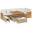 118cm Wide Patio Sofa with Cushions