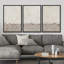 «Pastel Abstract Organic Modern Neutral», ensemble de 3 reproductions d'art encadrées sur toile-5665671-51499116