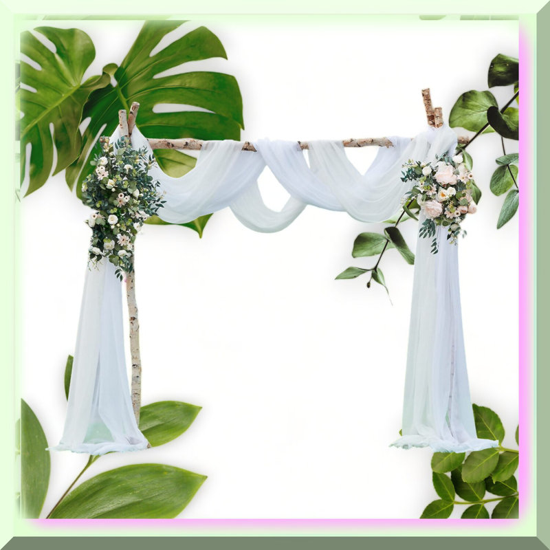 Ethereal Elegance Wedding Arch Draping Fabric Bundle