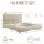Lit nuage bouclé doux de style crème-5293425-19393871