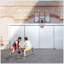Panier de basketball mural, dossier incassable 45 x 29 pouces, cercle pliable, cercle durable et filet résistant aux intempéries pour une utilisation intérieure et extérieure