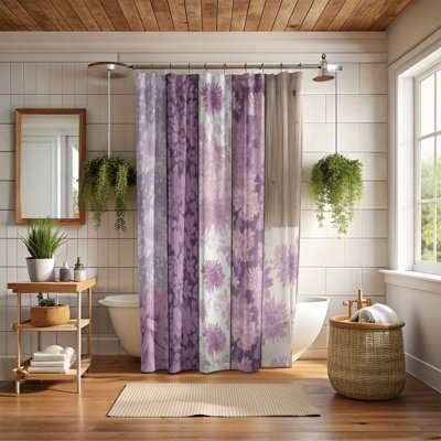 Lavender Vibes - Rideau de douche Premium