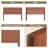 Wooden Headboard With Arched Corrugated, Fits Queen Size Beds-1174503529