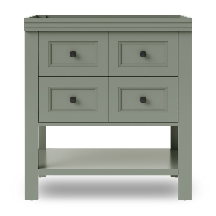 30" Single Bathroom Vanity Base Only, 2 Smooth Drawers, Sink not Included