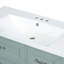 Meuble-lavabo 36 po avec lavabo, armoire de salle de bain avec tiroirs, structure solide et panneau de fibres à densité moyenne-877870383
