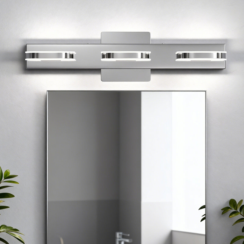 3 - Light Dimmable LED Vanity Light For Bathroom